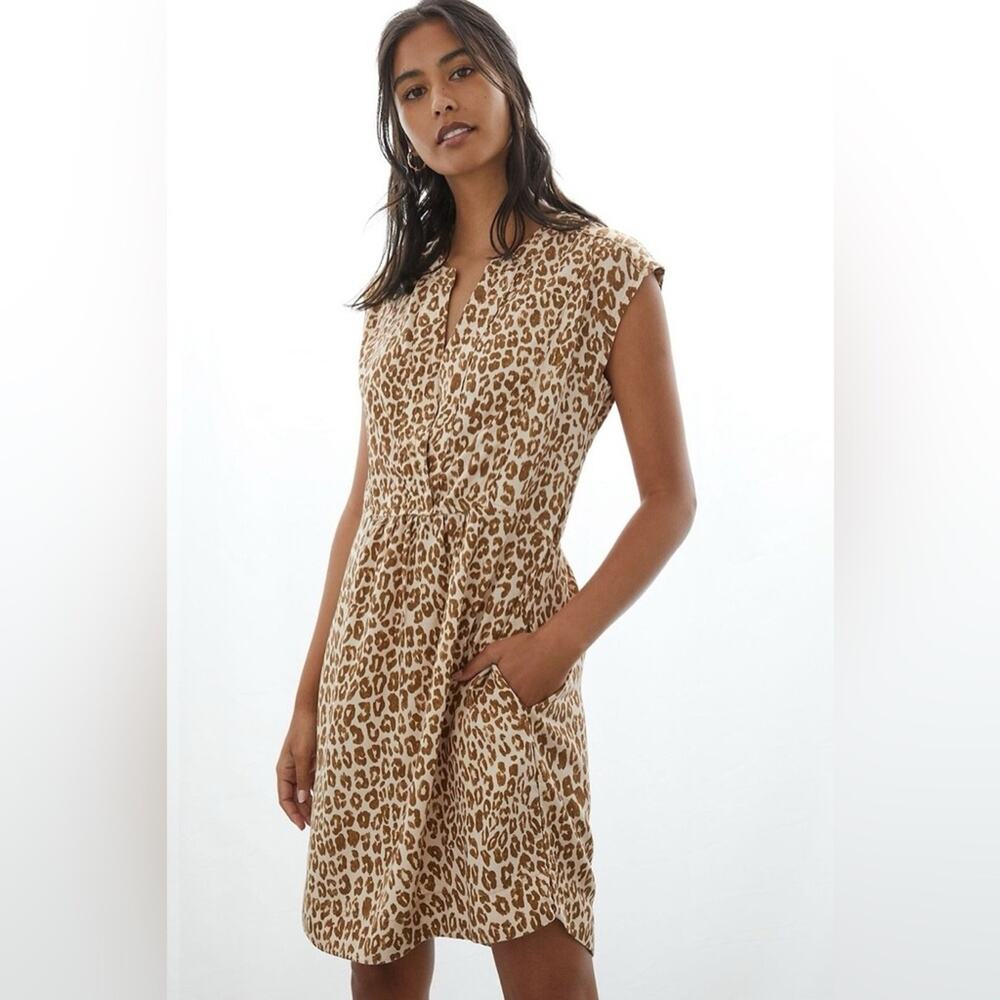 Pilcro Leopard Tunic Dress Medium Anthropologie